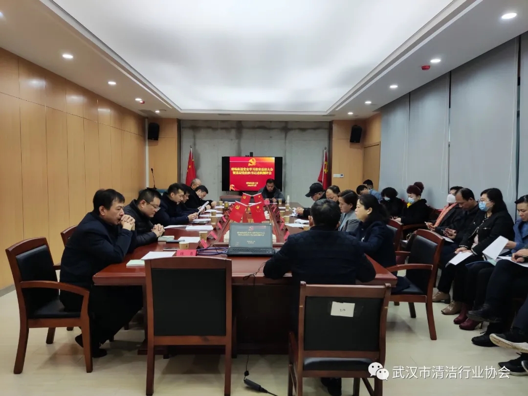 【党建专栏】武汉清协党支部参加球场街道党史学习教育总结大会暨基层党组织书记述职测评会